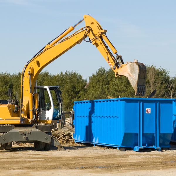 what size residential dumpster rentals are available in Painesdale